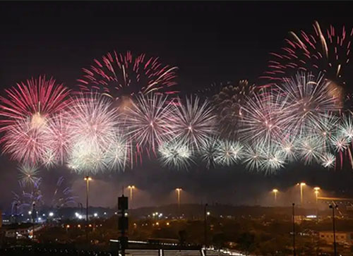 栾川县焰火晚会